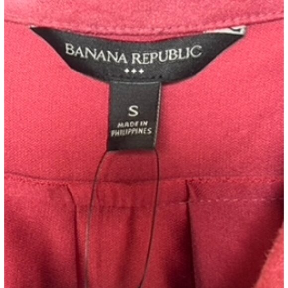 Banana Republic Vegan Suede Ruby Rose Oversized Button-Up - Picture 6 of 9